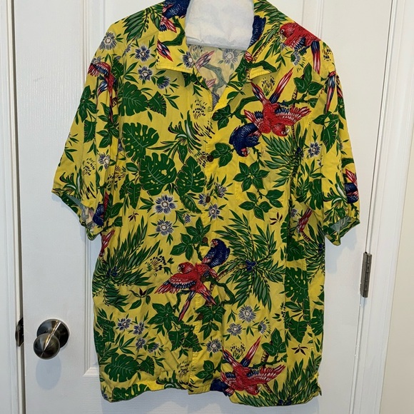 Polo Ralph Lauren Tropical Hawaiian Parrot Shirt Men's - XL
